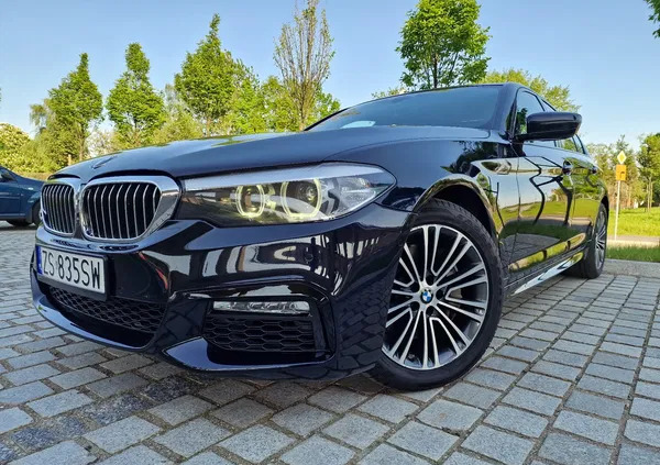 śląskie BMW Seria 5 cena 193400 przebieg: 80000, rok produkcji 2020 z Szczecin